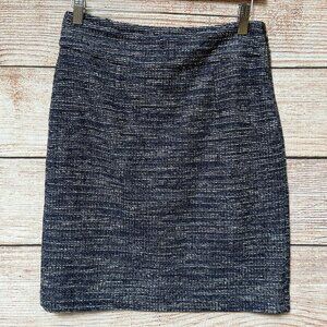 Banana Republic Petite 2P Tweed Pencil Skirt Italian Fabric NWT Office Workwear